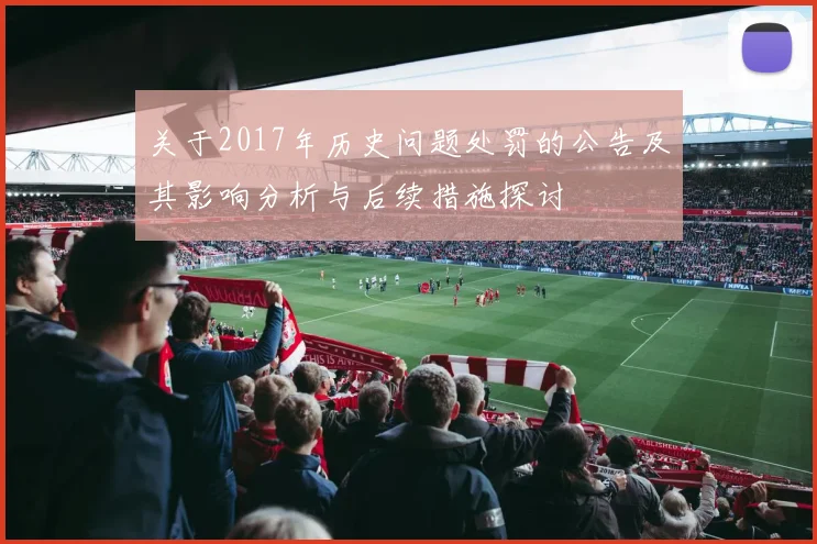 关于2017年历史问题处罚的公告及其影响分析与后续措施探讨