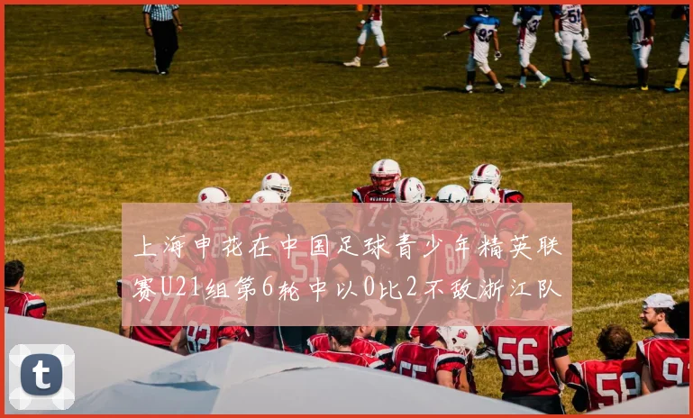 上海申花在中国足球青少年精英联赛U21组第6轮中以0比2不敌浙江队